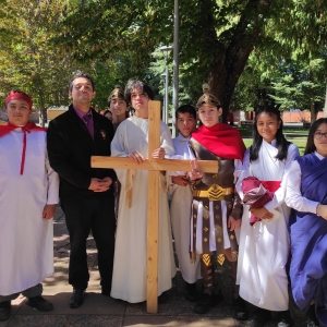 Vía Crucis en espacio abierto